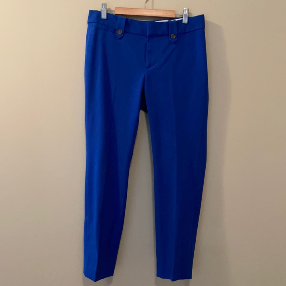 Banana Republic Blue Martin Fit Ankle Pants